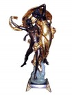 1580/GL-pub-AMORE AL VENTO - Statua artistica in bronzo a cera persa